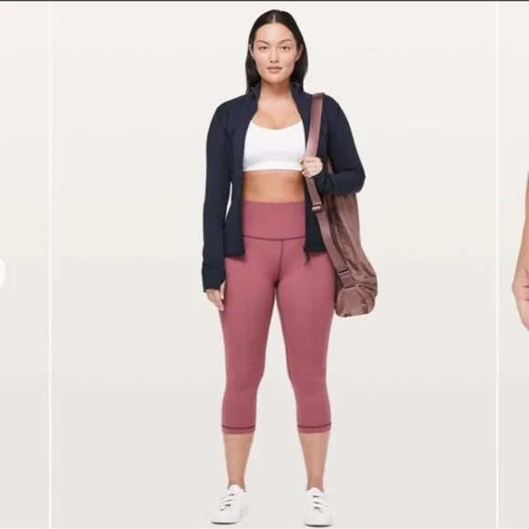 Lululemon Align Crop 21" Misty Merlot - Picture 14 of 14